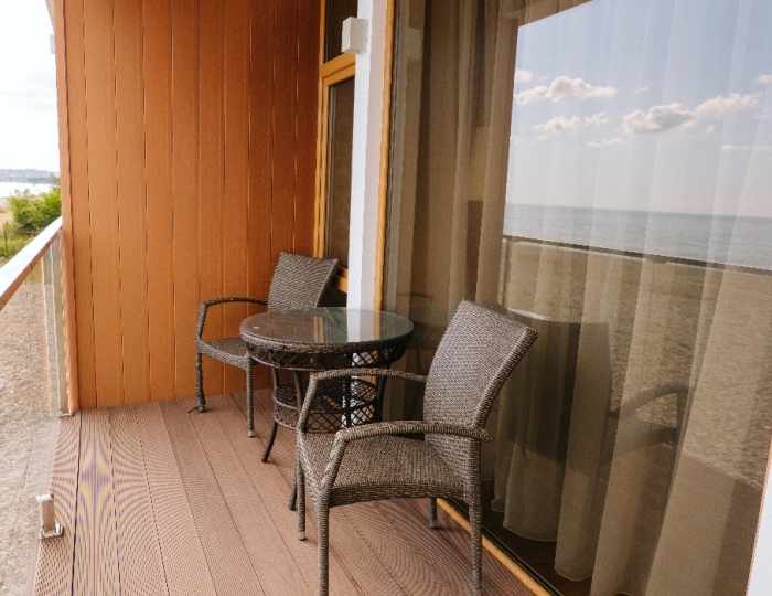 1-мест. (разм. в 2-мест.) станд. (вид на сад) - Отель «Четыре Сезона» Новый Афон